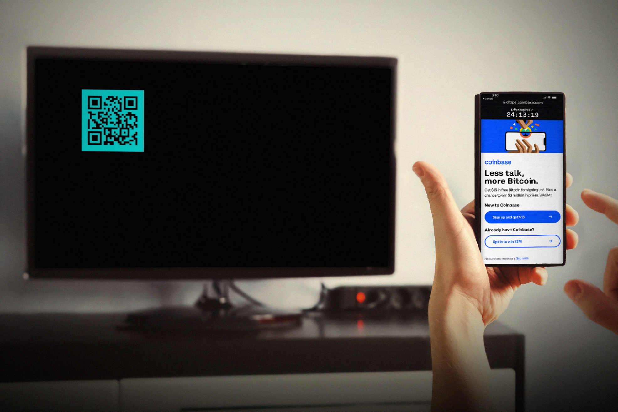 What is a QR code for cryptocurrency?
